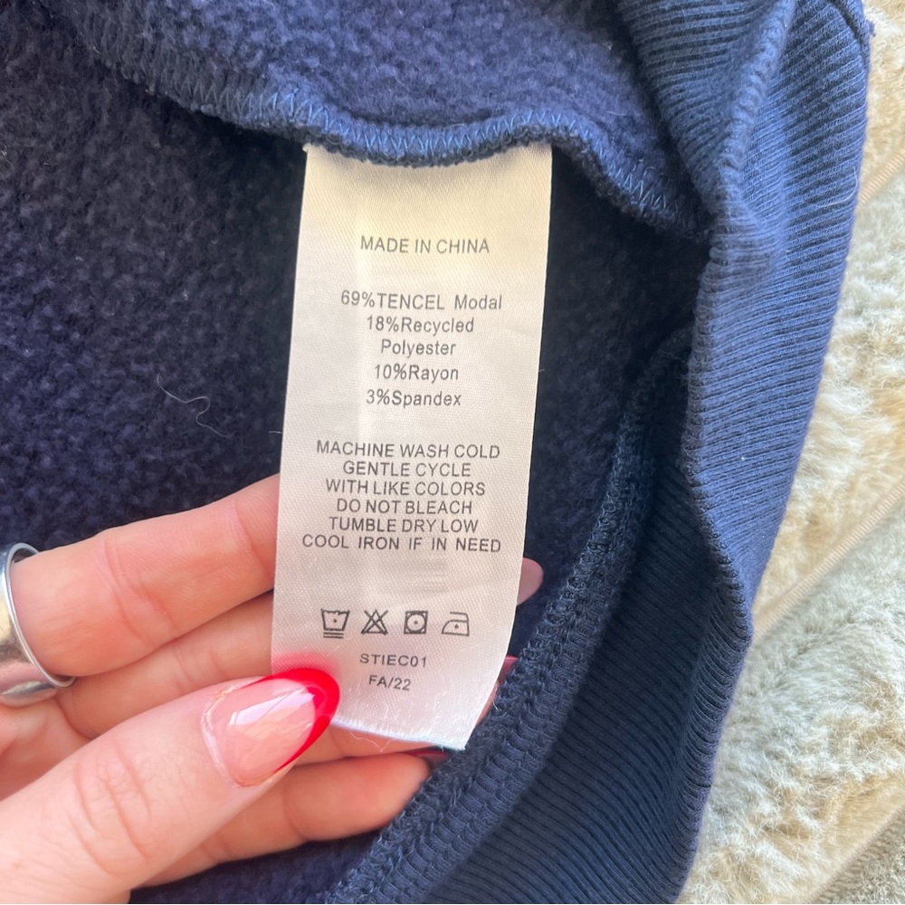 Quince SuperSoft Fleece Zip Up Hoodie- L - Picture 8 of 14